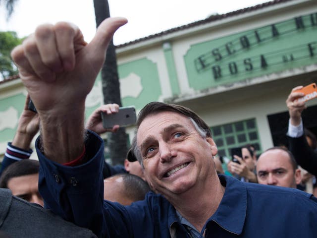 Mr Bolsonaro has warned of a 'cleansing never seen in Brazilian history'
