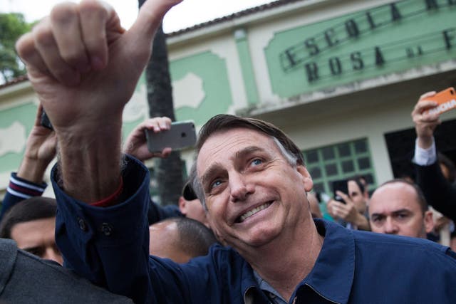 Mr Bolsonaro has warned of a 'cleansing never seen in Brazilian history'