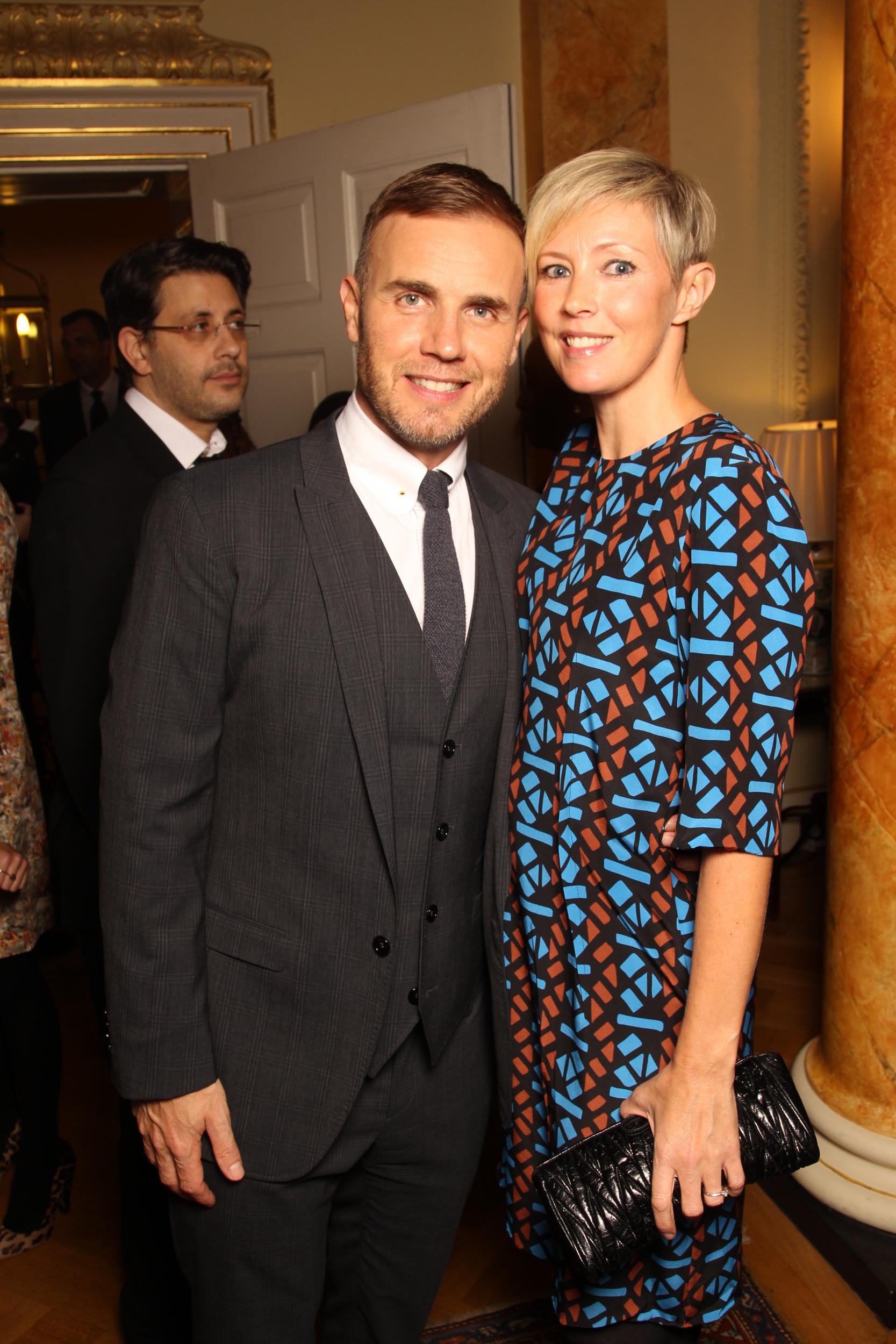 Barlow and Dawn pictured at a celebratory reception for BBC Children In Need in January 2012