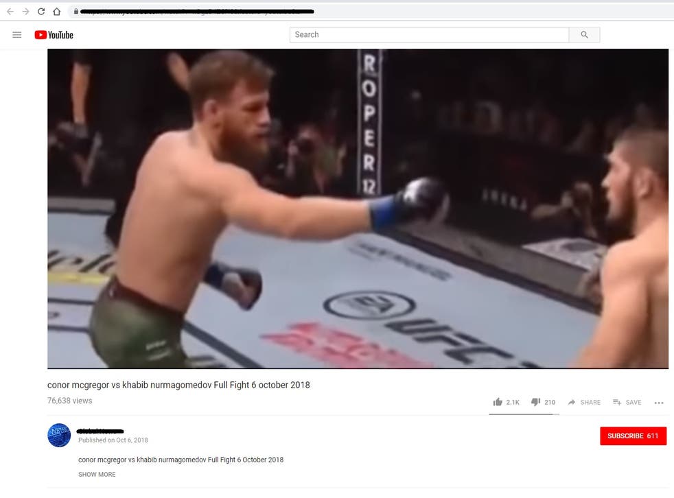 Conor vs khabib full fight