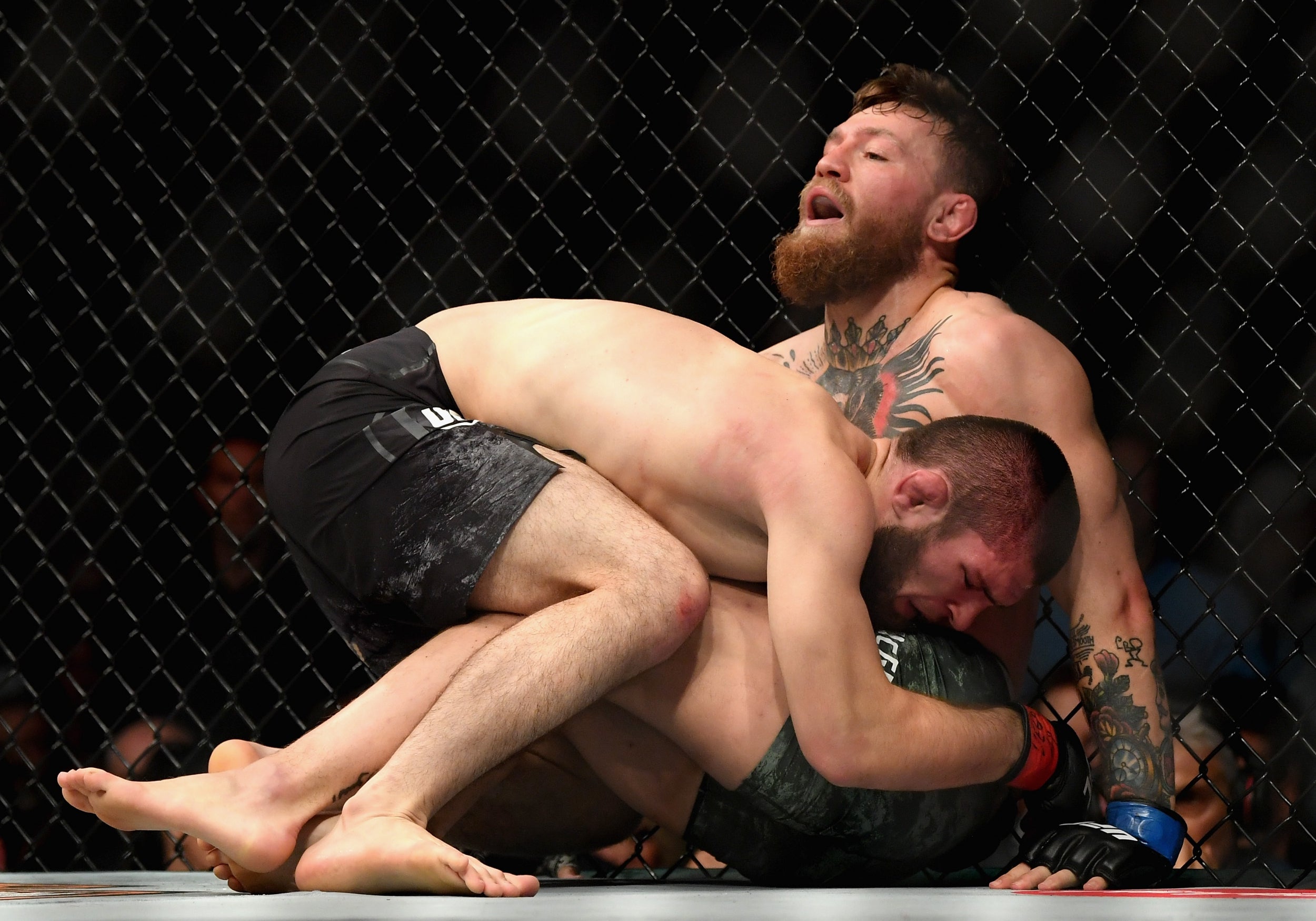 McGregor during his last fight vs Khabib (Getty)