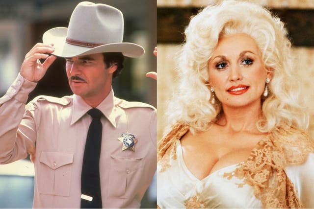 Burt Reynolds and Dolly Parton in 'The Best Little Whorehouse in Texas'