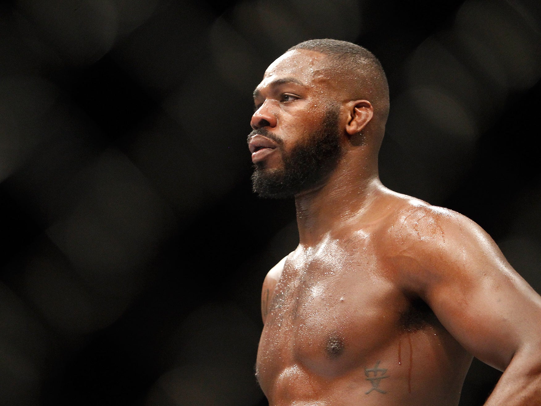 Jon Jones was DQ'd for illegal elbows in 2009 (Getty)