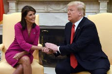 Is Nikki Haley getting ready to challenge to Donald Trump?