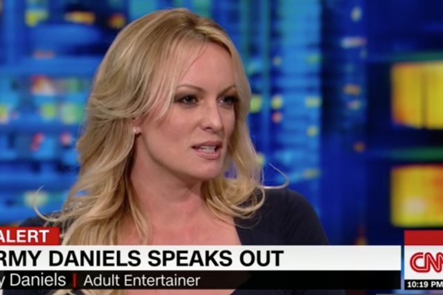 Stormy Daniels discussed her run-in with Michael Cohen and why she says she forgives Donald Trump's longtime personal lawyer during an interview with CNN 8 October 2018