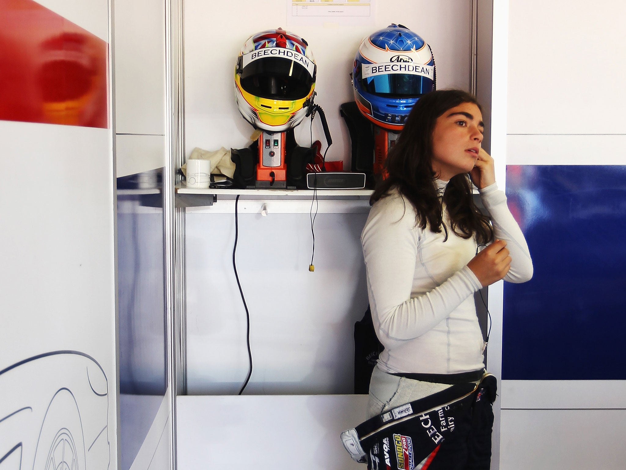 Jamie Chadwick became the first female British GT champion and Formula 3 race winner (Getty )