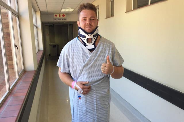 Sam Cane is expected to make a full recovery from a broken neck