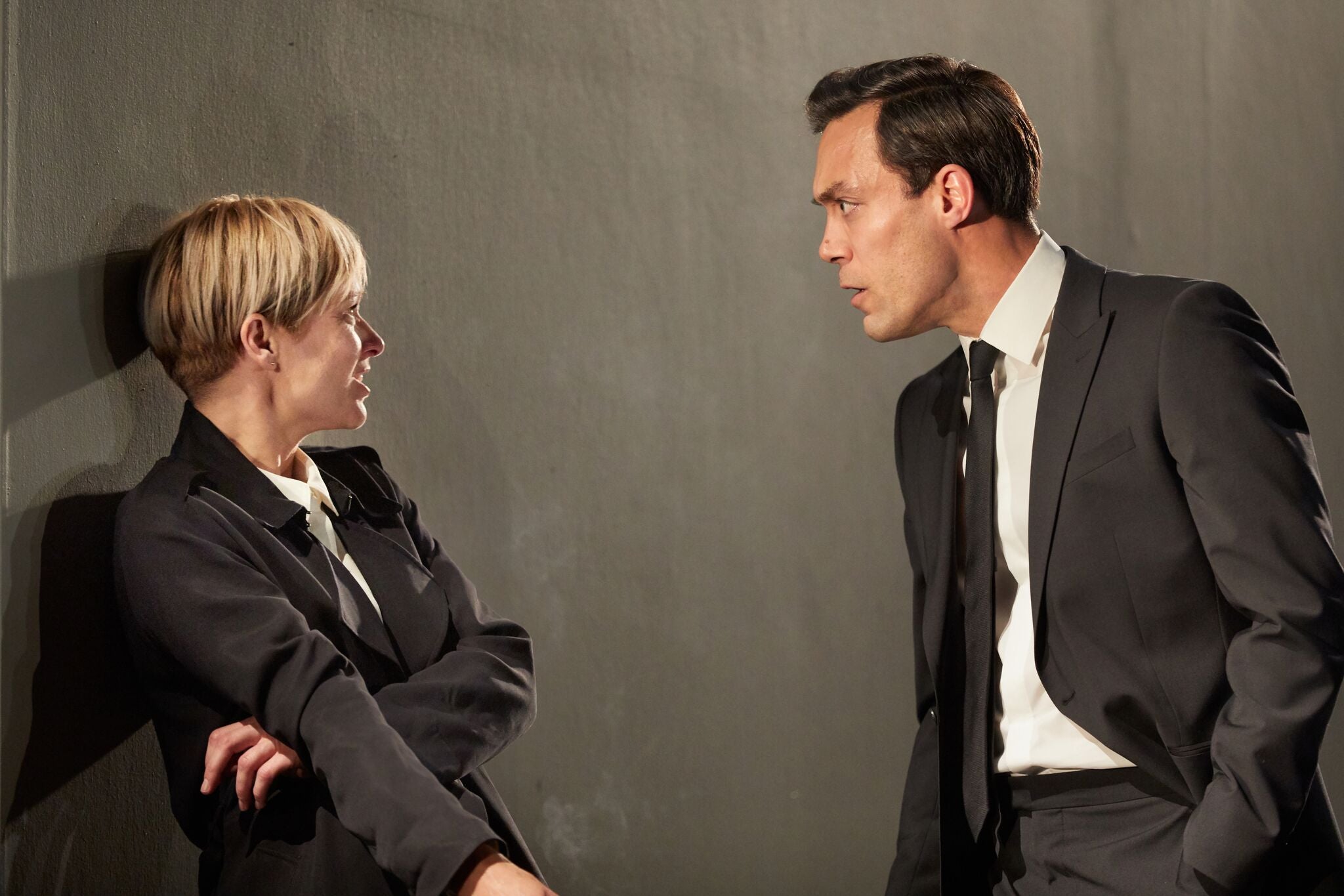Sian Brooke and Alex Hassell in 'I'm Not Running'