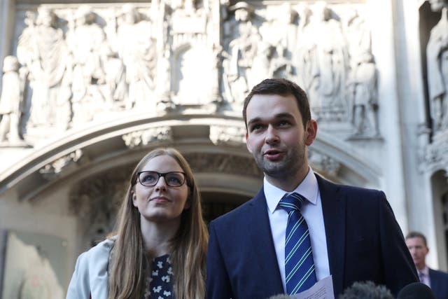 Amy and Daniel McArthur won appeal case on Wednesday
