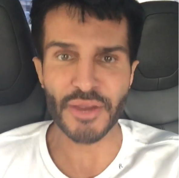 The video was taken in a moving car and uploaded to Instagram (Instagram)