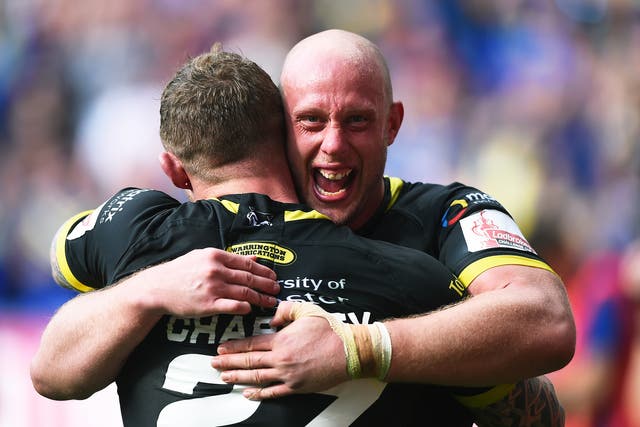Chris Hill of Warrington is aiming for Super League glory