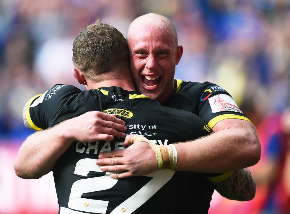 Chris Hill of Warrington is aiming for Super League glory