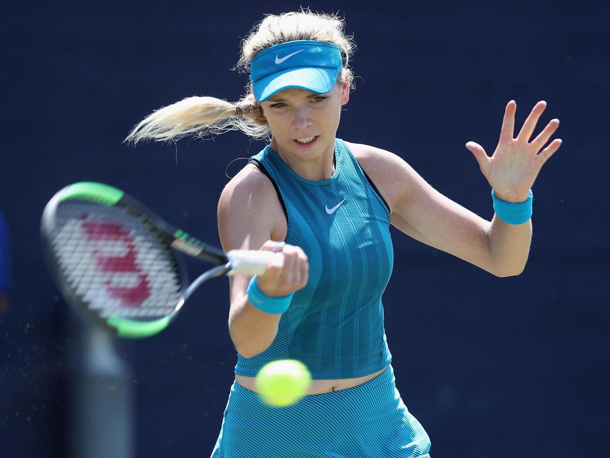 Katie Boulter is through to the last eight of the Tianjin Open