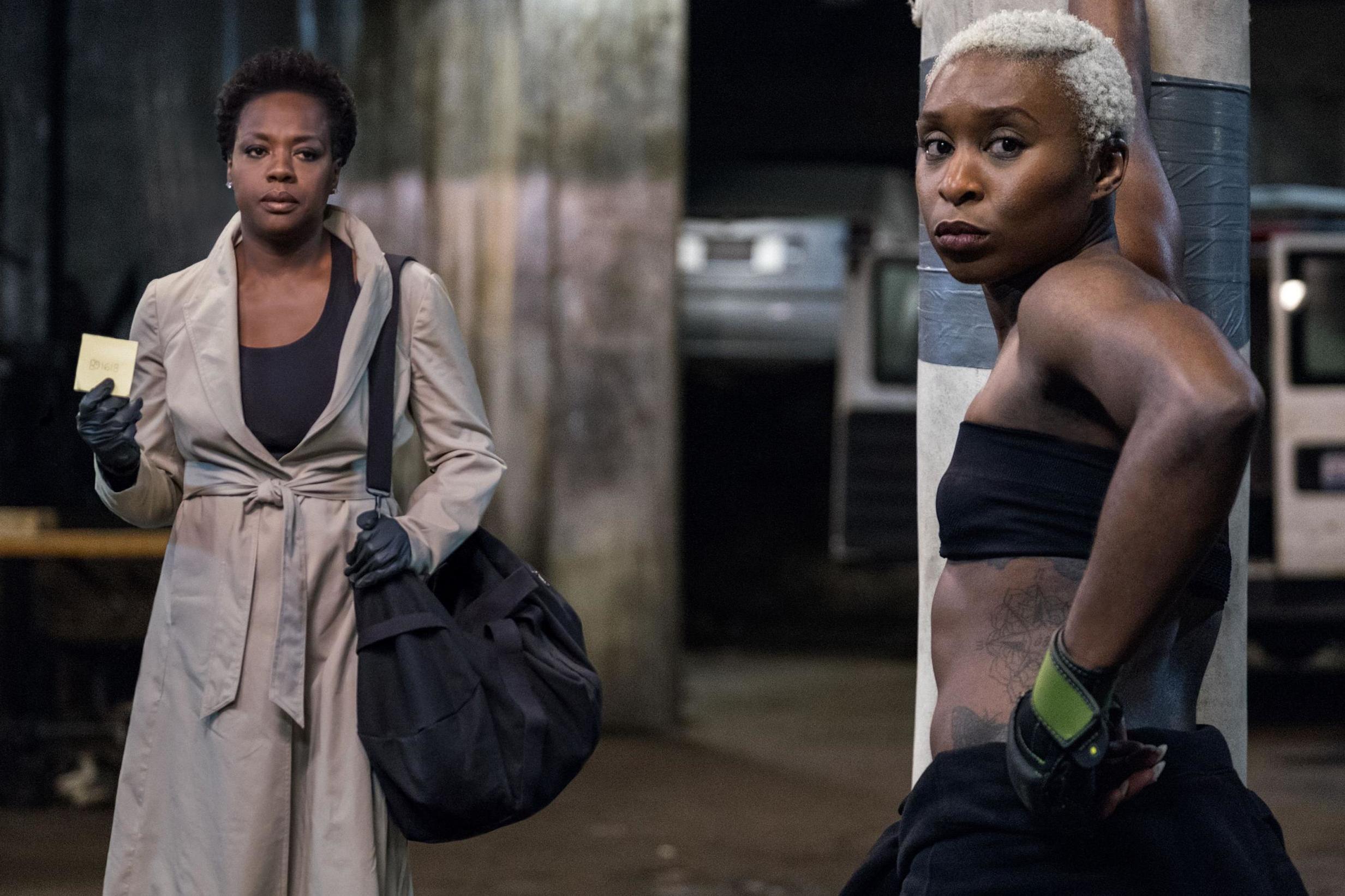 Viola Davies and Cynthia Erivo in ‘Widows’