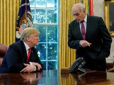 Trump tries to fire John Kelly ‘but Kelly ignores him’, says official