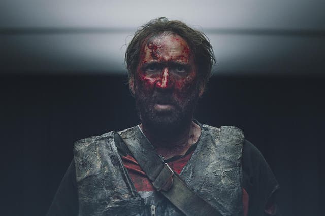 'An extravagantly oddball performance': Nicolas Cage in horror movie 'Mandy'