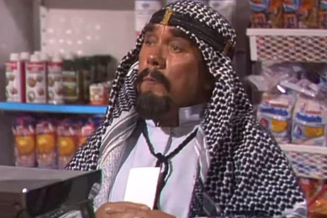 Ronnie Corbett dressed as ‘Sheikh’ in a Two Ronnies clip that parents complained was racist
