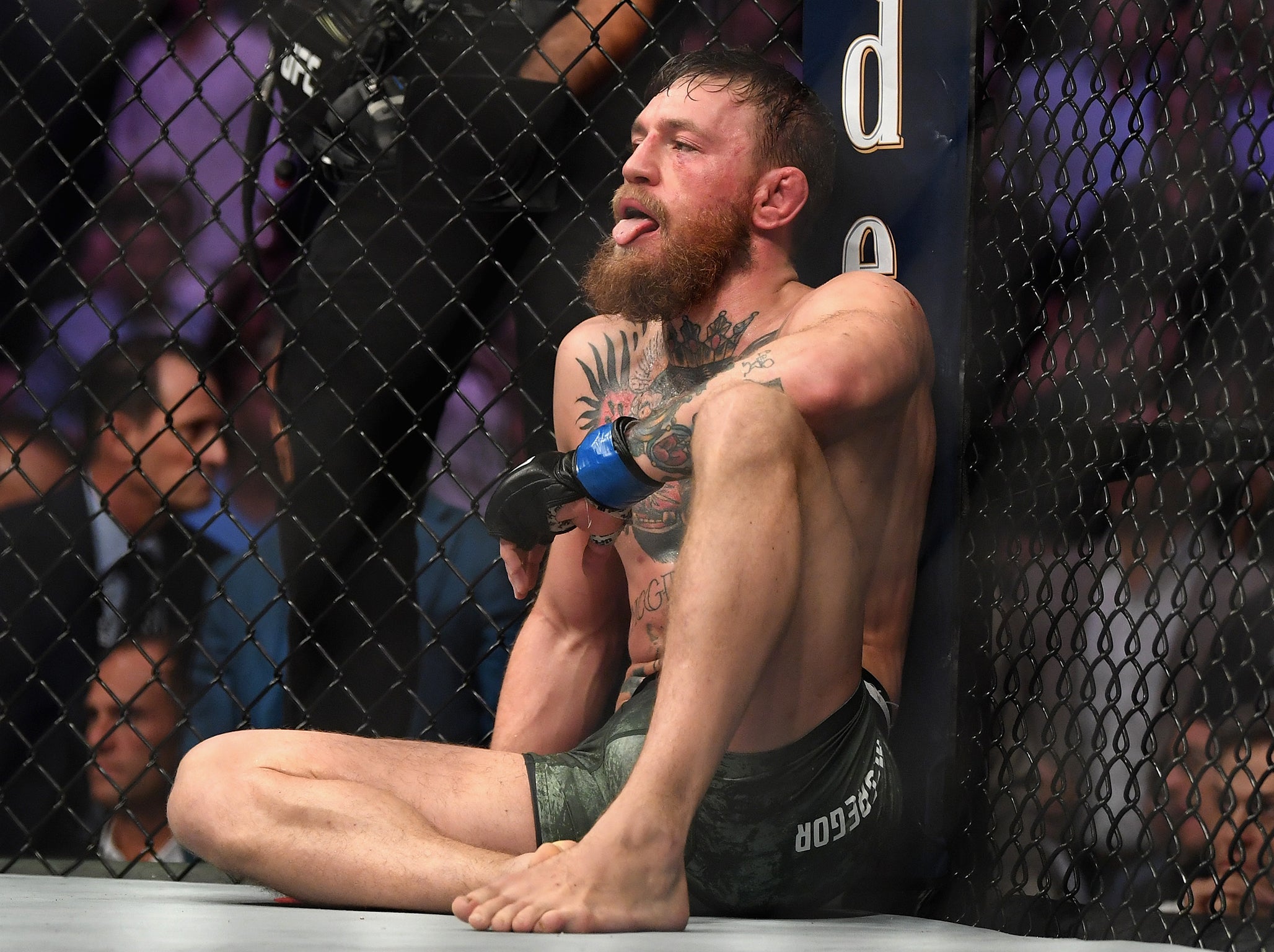 Conor McGregor said the second round against Khabib was the 'worst of my career'