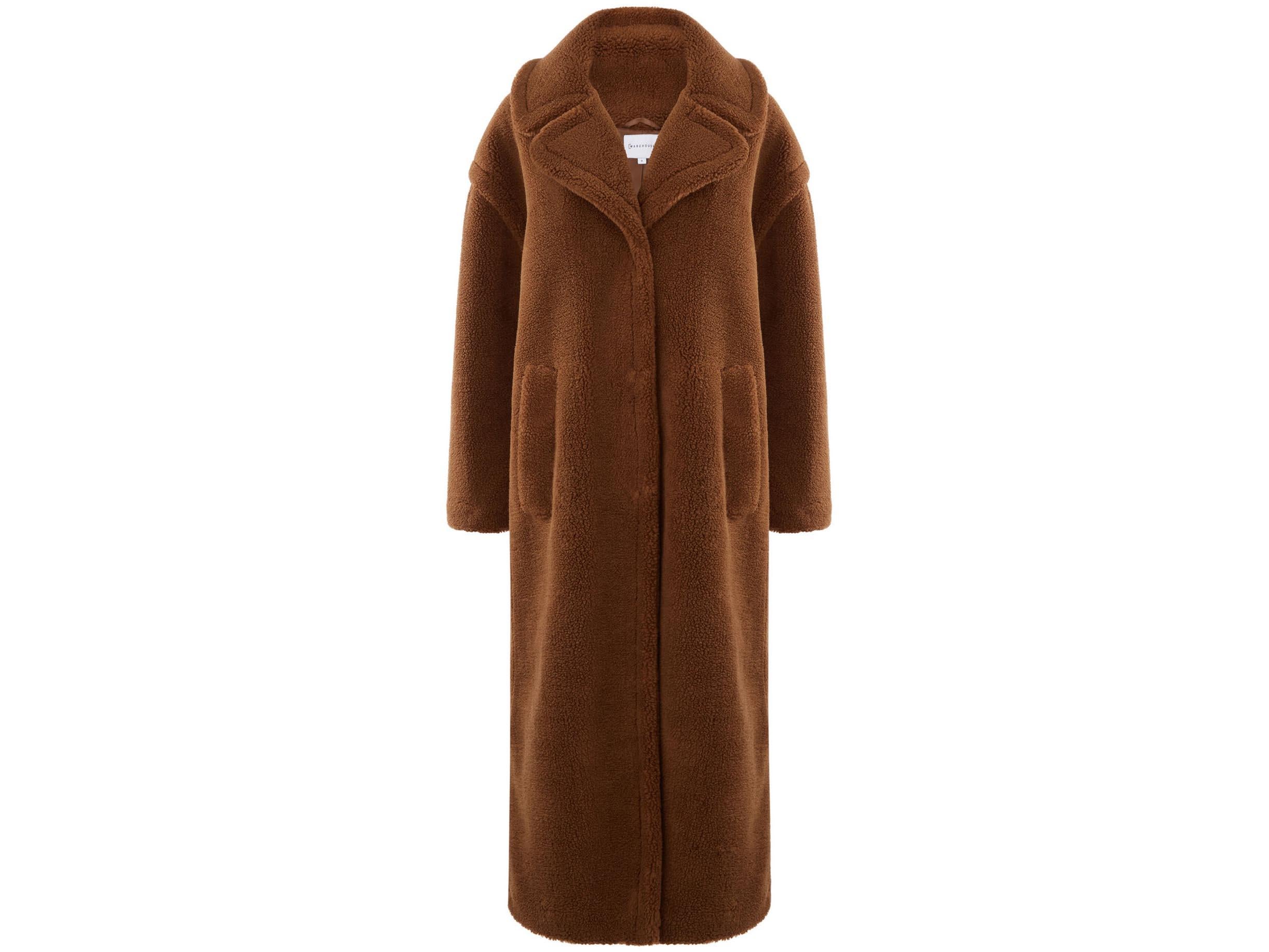 Maxi Faux Fur Coat, £99, Warehouse