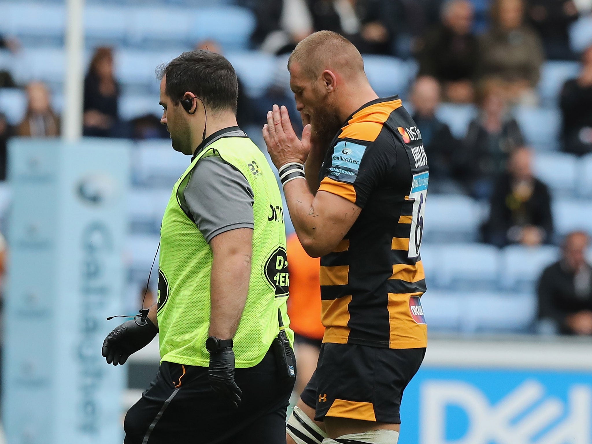 Brad Shields returns from a fractured cheekbone against Leinster (Getty )