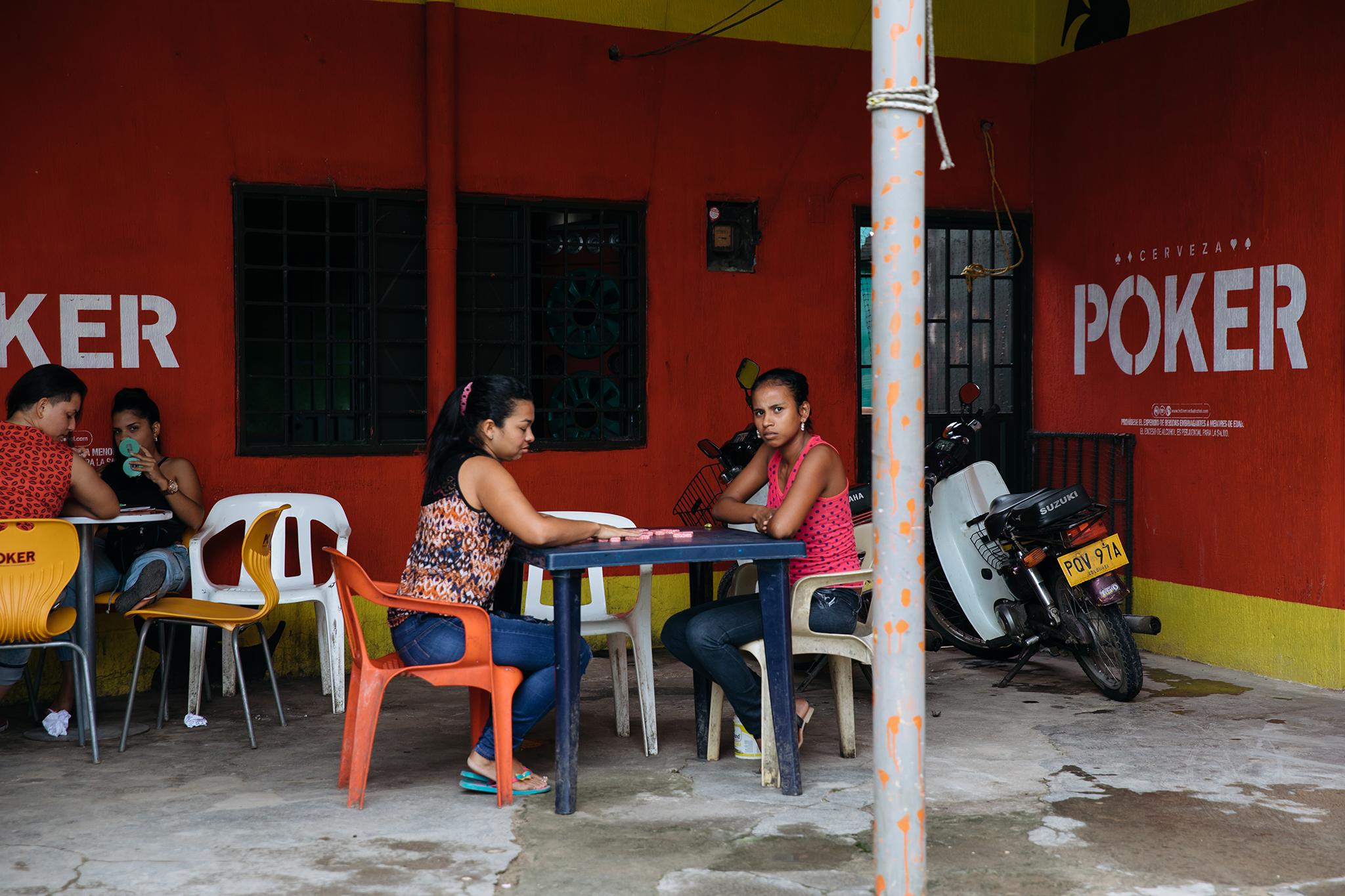 Around 15 brothels have popped up in the town of Arauca since the start of the crisis, their prices reduced, recruiting girls as young as 14 or 15 years old