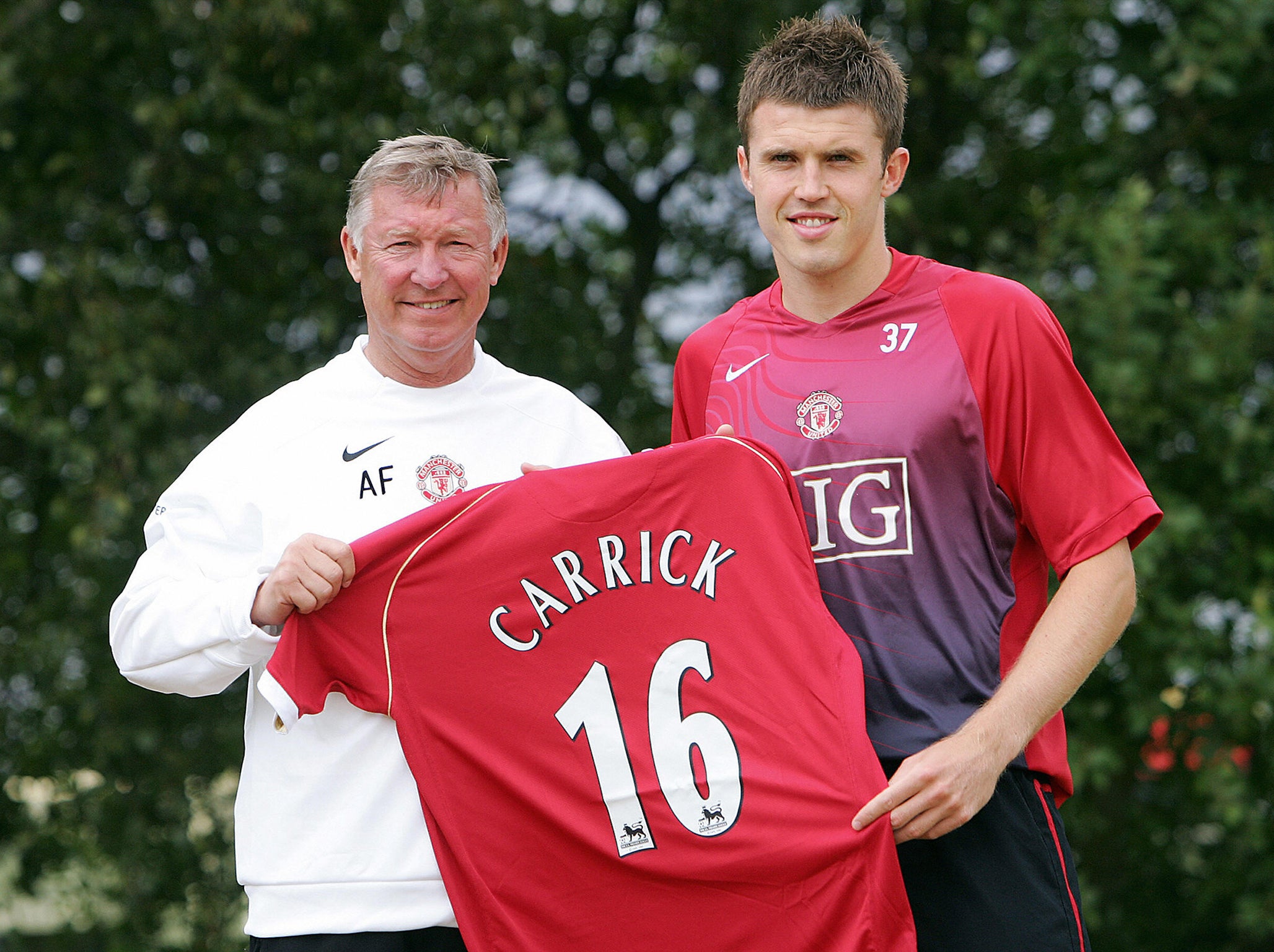 Carrick was signed to help replace Keane