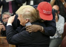 Trump has meeting with Kanye West at the White House