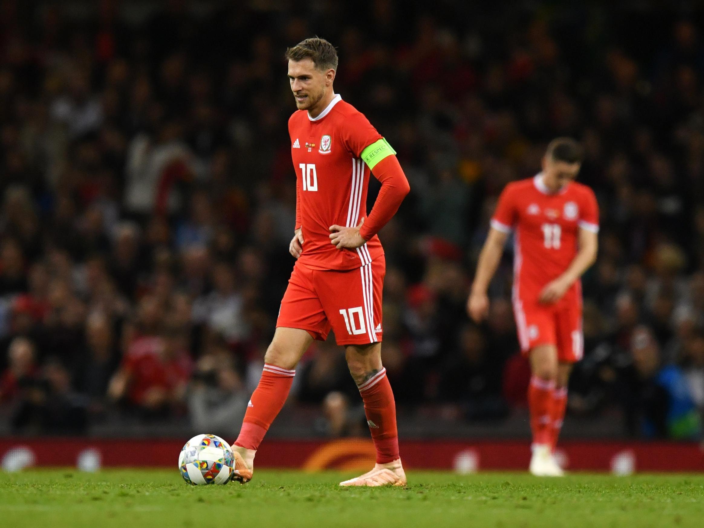 Aaron Ramsey won't be playing against Ireland
