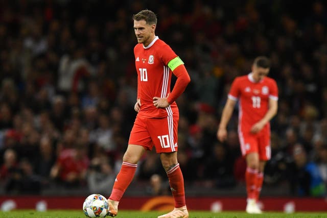 Aaron Ramsey won't be playing against Ireland