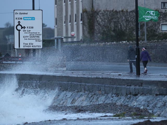 The weather caused chaos across the UK and Ireland.
