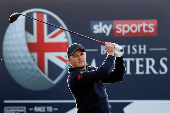 Eddie Pepperell shared the lead after the opening day of the British Masters