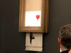 Banksy reveals how Sotheby's shredding stunt went wrong