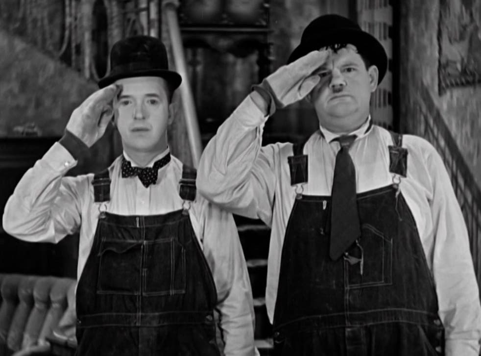 Laurel and Hardy in 1932 Oscar-winning short ‘The Music Box’