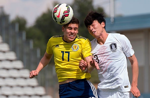 Harvey St Clair has represented the Scottish U21s three times