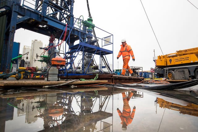 Fracking operations began in Lancashire on Monday