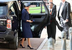 Meghan Markle wears Givenchy to Princess Eugenie’s royal wedding