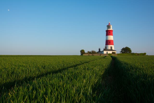 Happisburgh, in Norfolk: pronounced without the word ‘happy’ in it, sadly