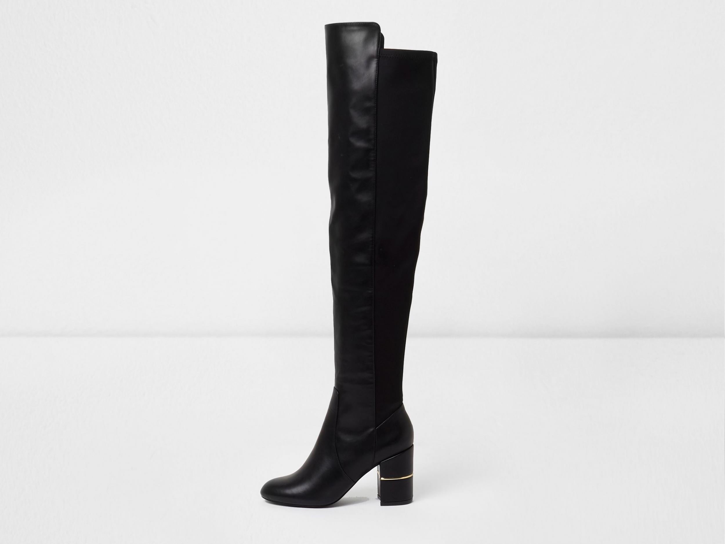 over the knee heeled boots uk