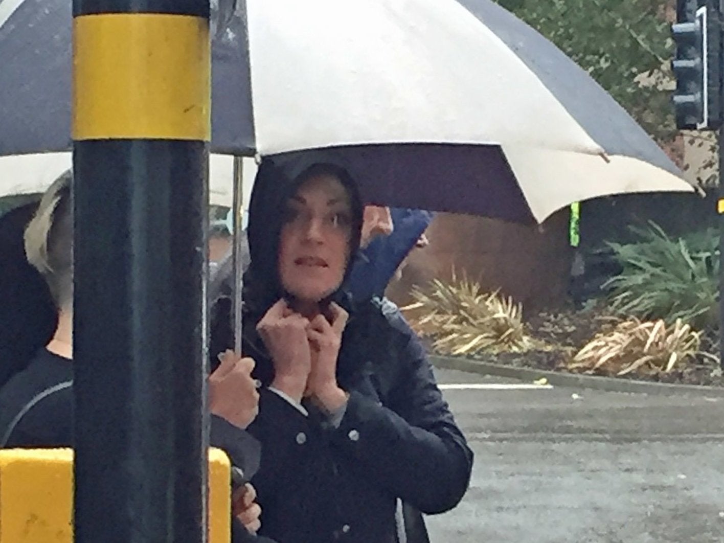 PC Abigail Smith outside West Midlands Police headquarters in Birmingham where she attended a misconduct hearing