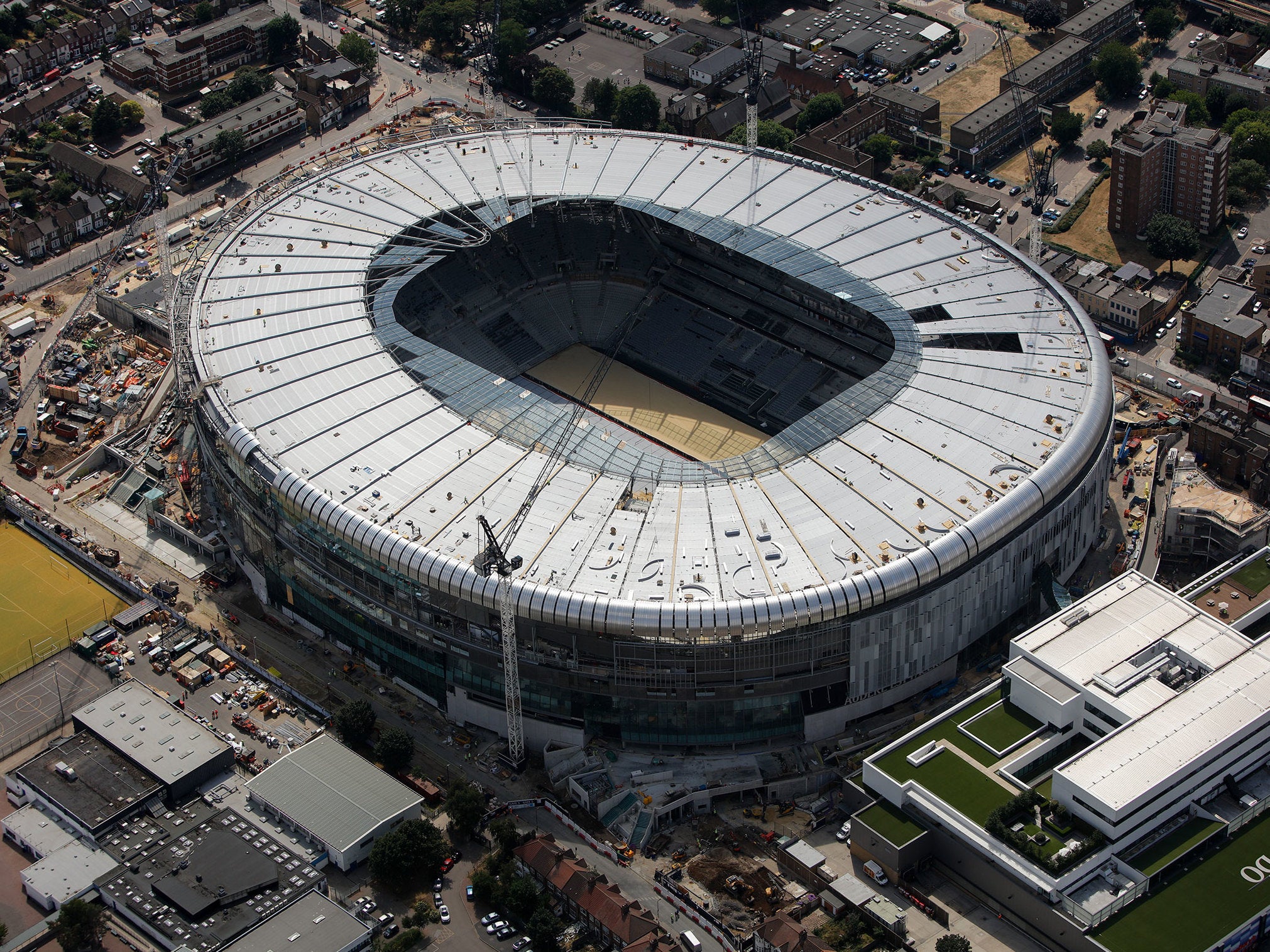 New White Hart Lane has suffered delay after delay (Getty )