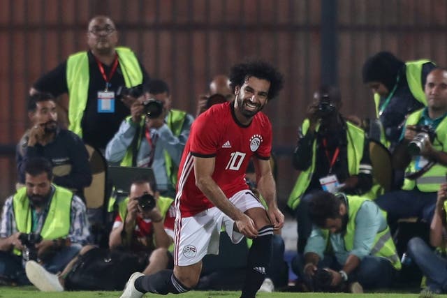 Mohamed Salah suffered a muscle strain during Egypt's win over Swaziland