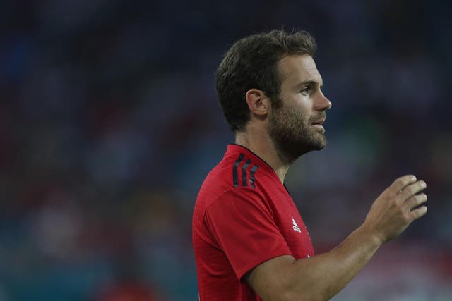 Juan Mata won't feature at all in Spain's Nations League clash with England on Monday night 