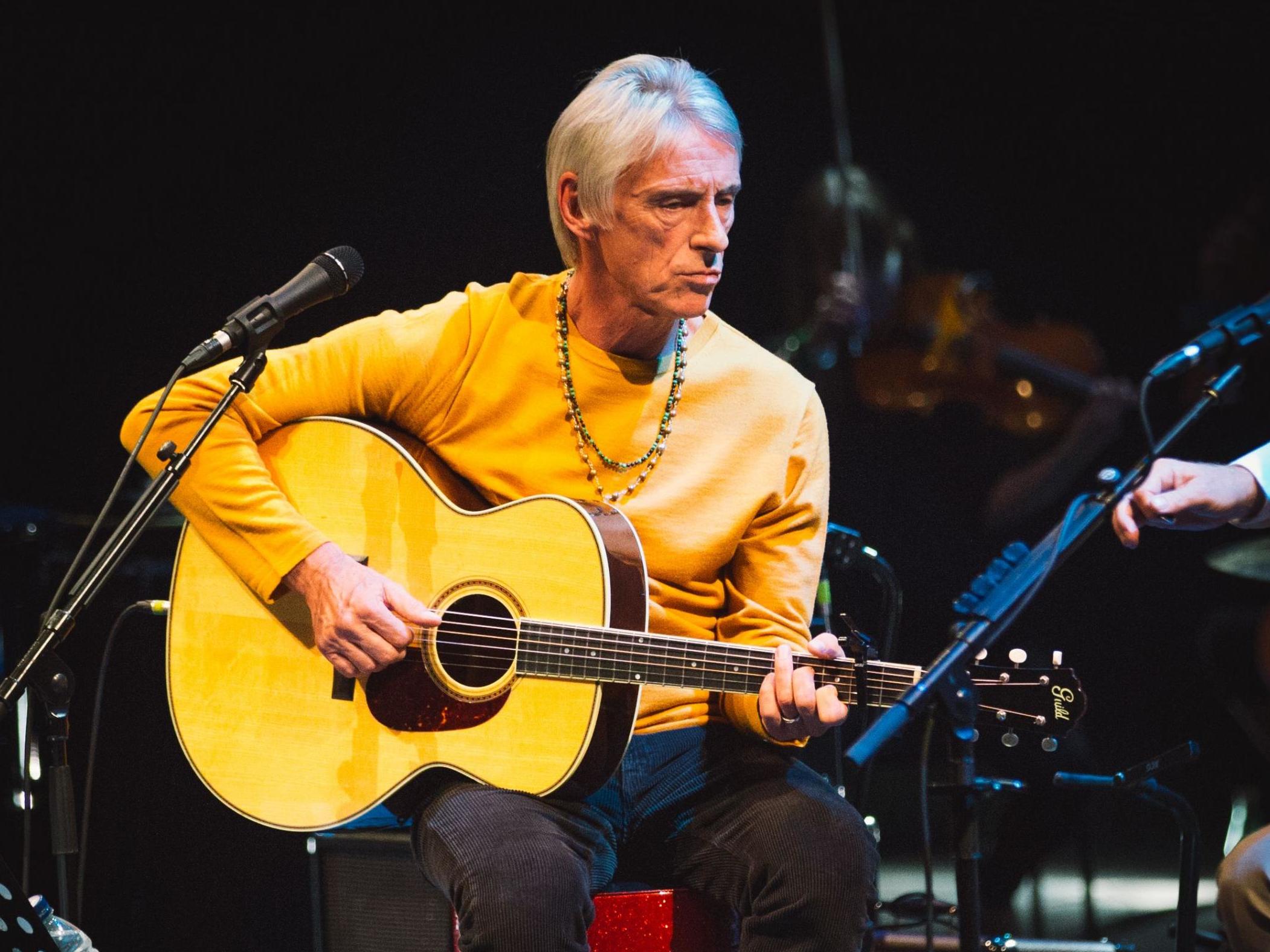 Paul Weller performs at the Royal Festival Hall