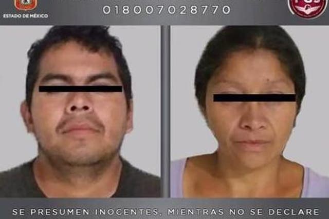 The couple are accused of crimes that 'disrespected the dead', Mexican prosecutors said