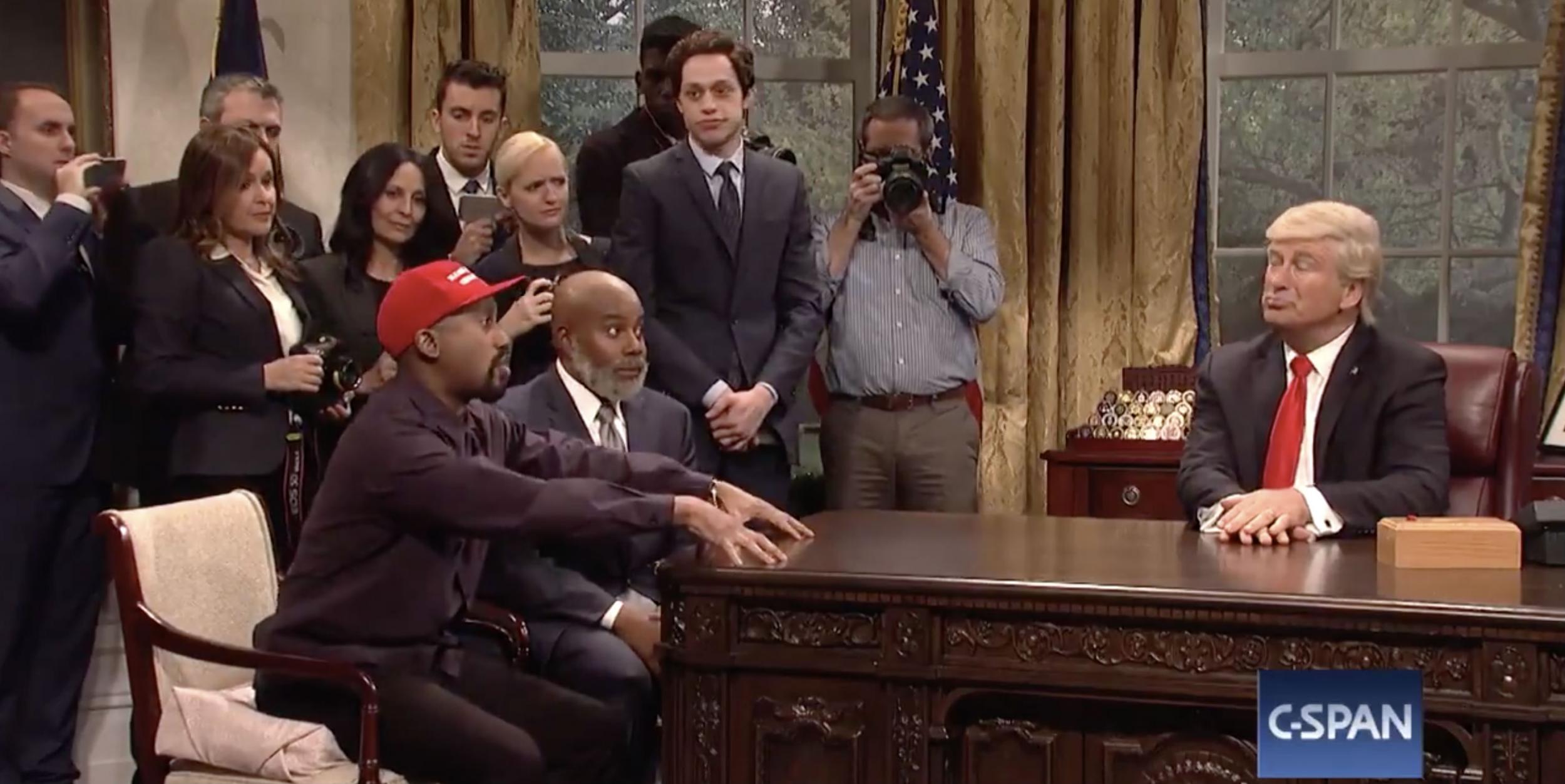 SNL creates hilarious skit on Kanye West's White House meeting with