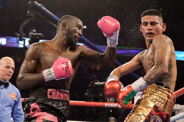 Terence Crawford successfully defended his WBO welterweight belt