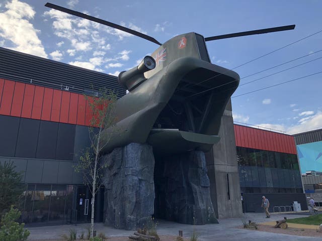 Adventure centre: the entrance to the Bear Grylls Experience at Birmingham NEC