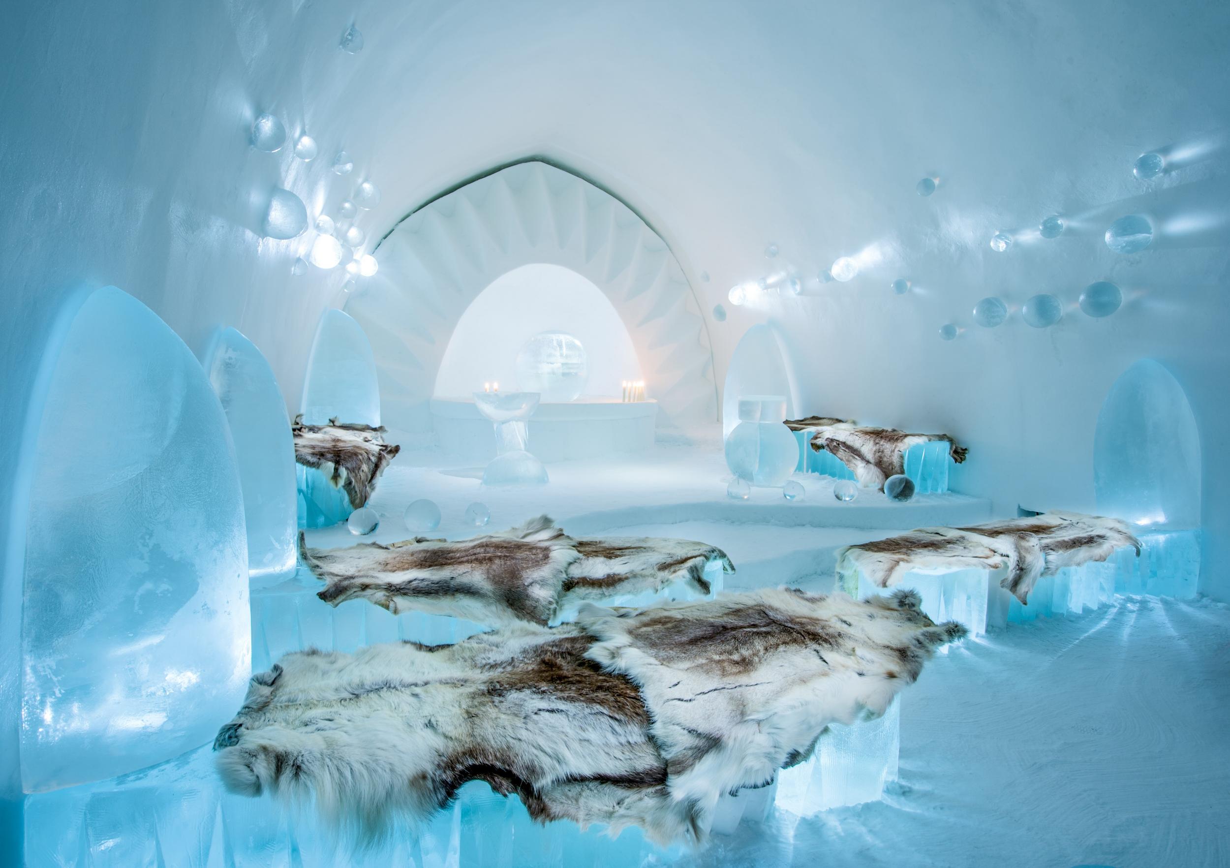 This year’s Ice Hotel opens on 14 December