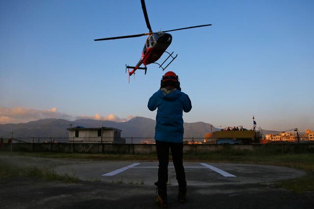 Helicopters were scrambled to reach the nine climbers killed by a storm but could not land