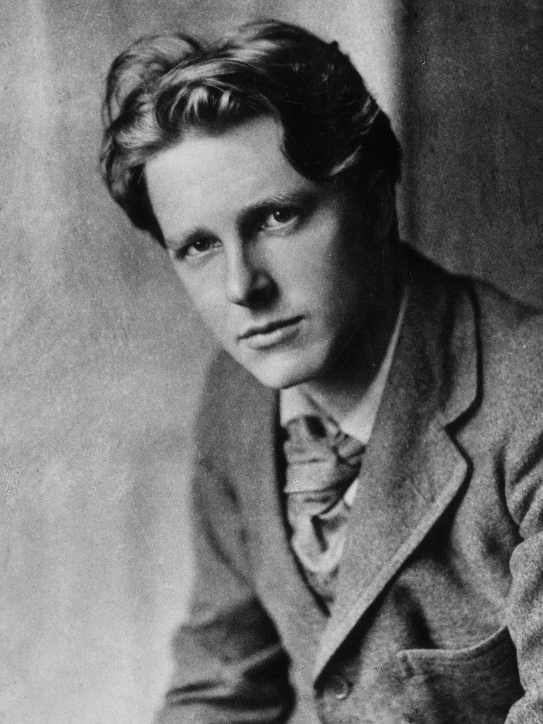 Rupert Brooke died of sepsis, away from the front